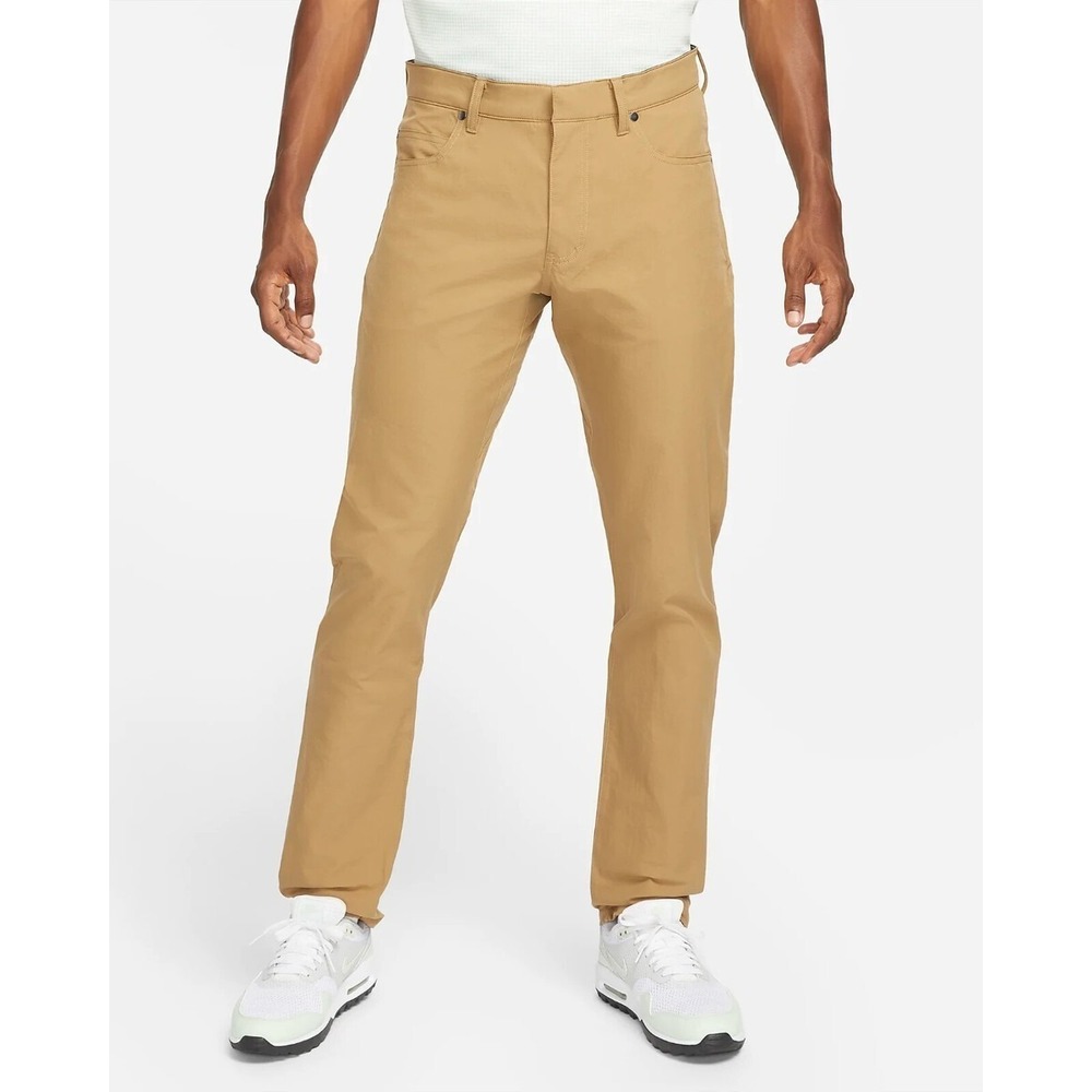 Nike Mens 6 Pocket Khaki Slim/Dri Fit Golf Pants - New -  $85 - 42/32
